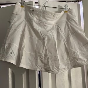 Lulu Lemon white skort